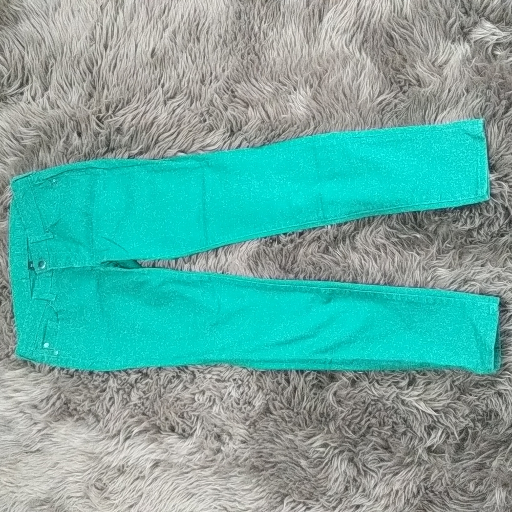 Gap Premium Skinny Teal Green Jeans